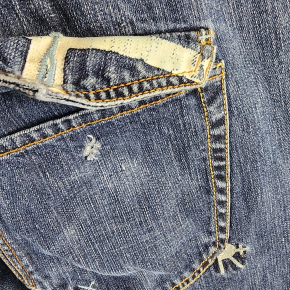 Rocawear Vintage Mens Regular Fit Baggy Blue Jeans Size 38x32 VTG 90s Hip Hop - Picture 10 of 12